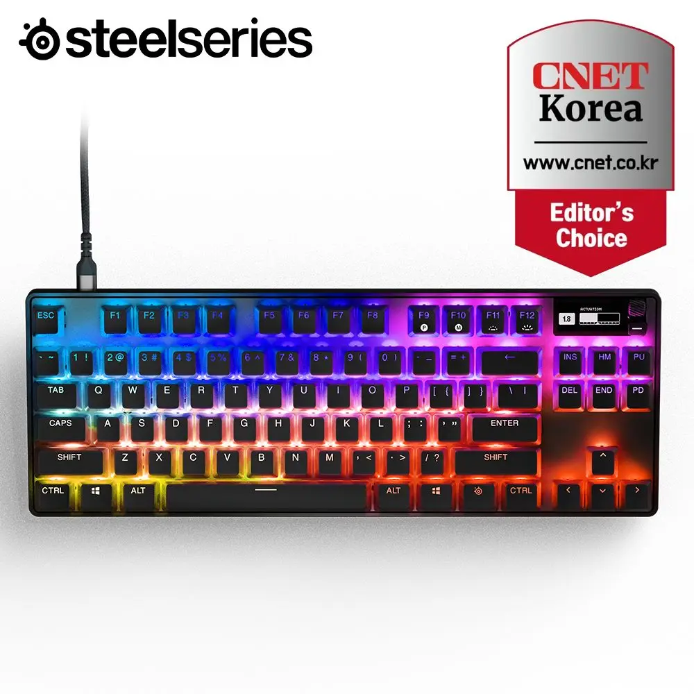 Steel Series Apex Pro TKL (2023) US Mechanical WIreline Gaming Keyboard Rapid trigger