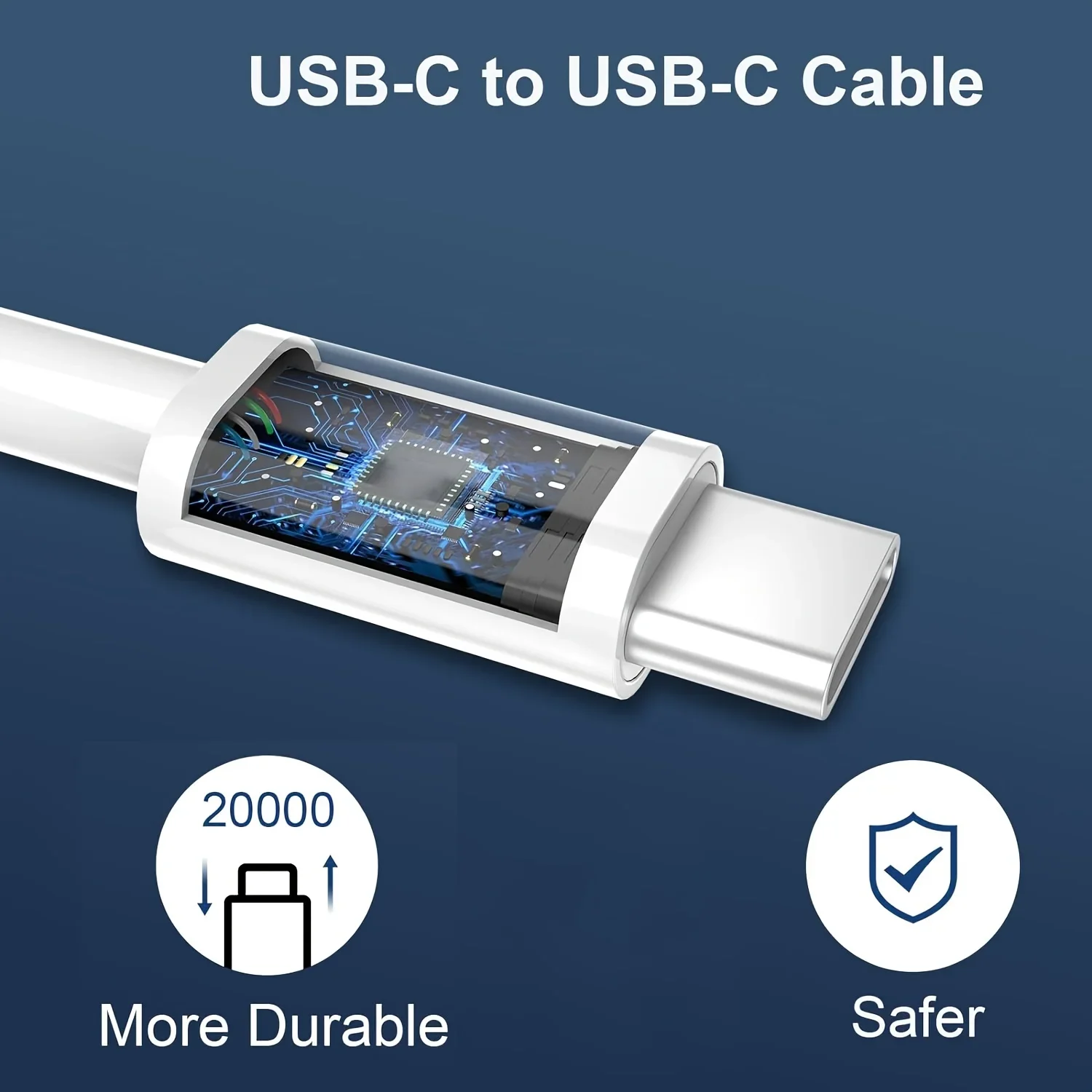 Fast charging, 10 foot long USB C charger cable with 20+20W dual port USB fast charger, suitable for iPhone 15 Pro/15 Pro Max