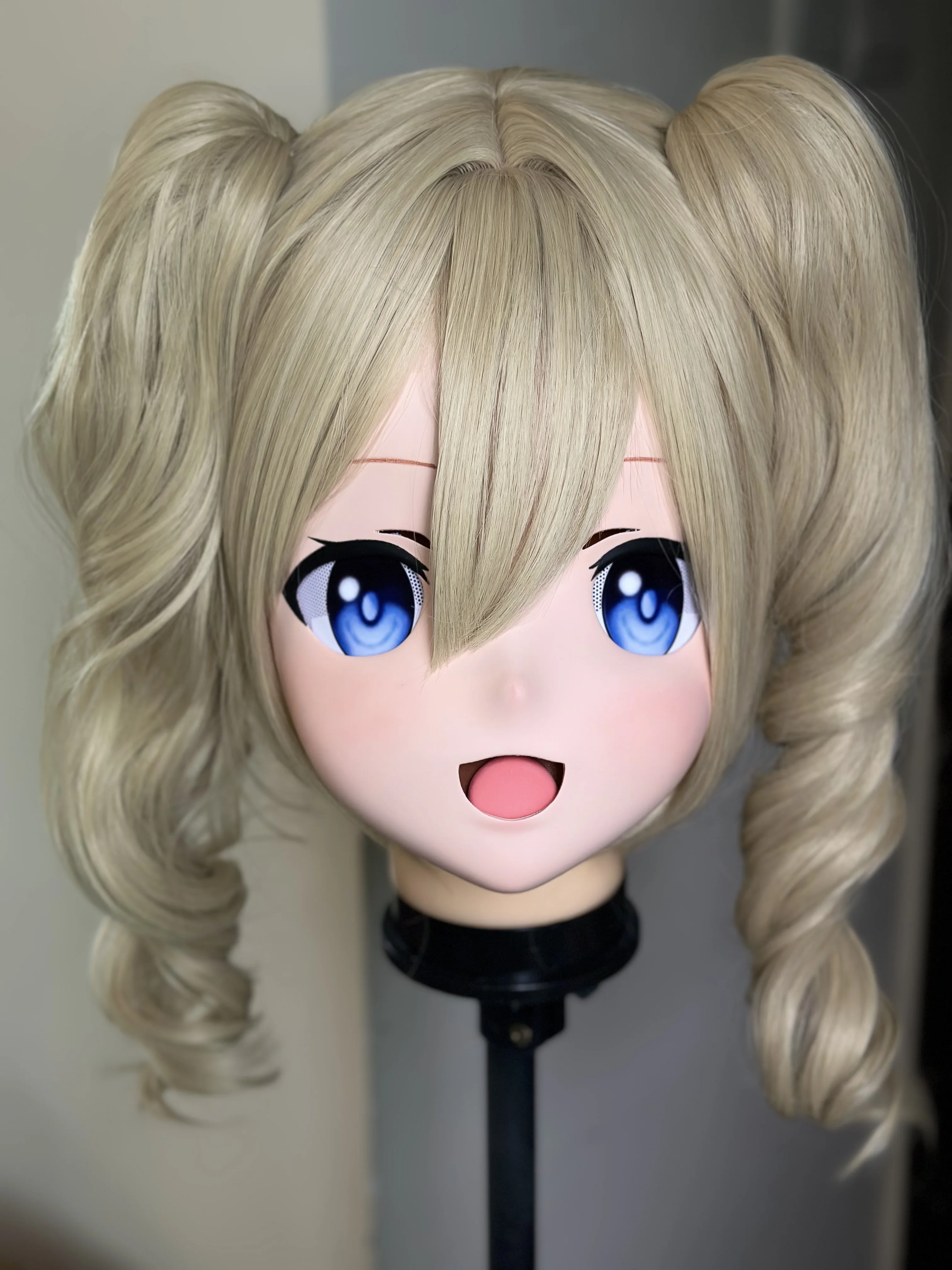 

(AL97)Customize Character Crossdressing Female/Girl Resin Full/Half Head With Lock Anime Cosplay Japanese Animego Kigurumi Mask