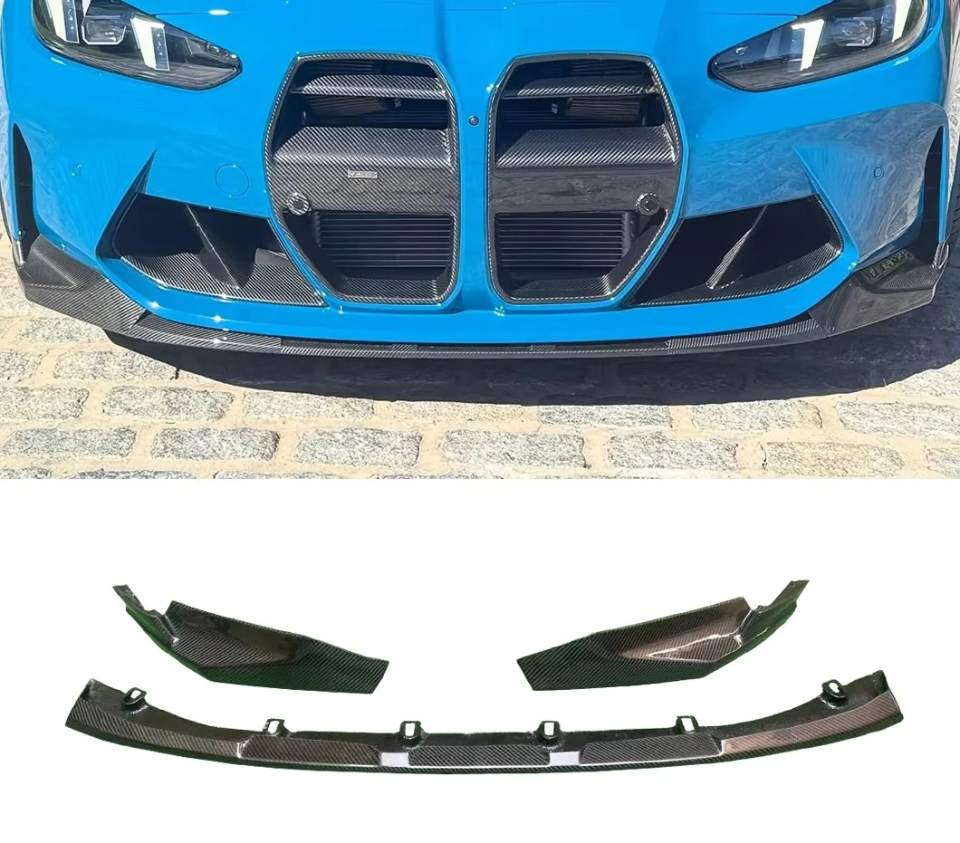 

PUDesign Dry Carbon Fiber Front Lip for M3 G80 M4 G82 G83 Bumper Upgrade MP Style Body Kit High Value for Money High Quality