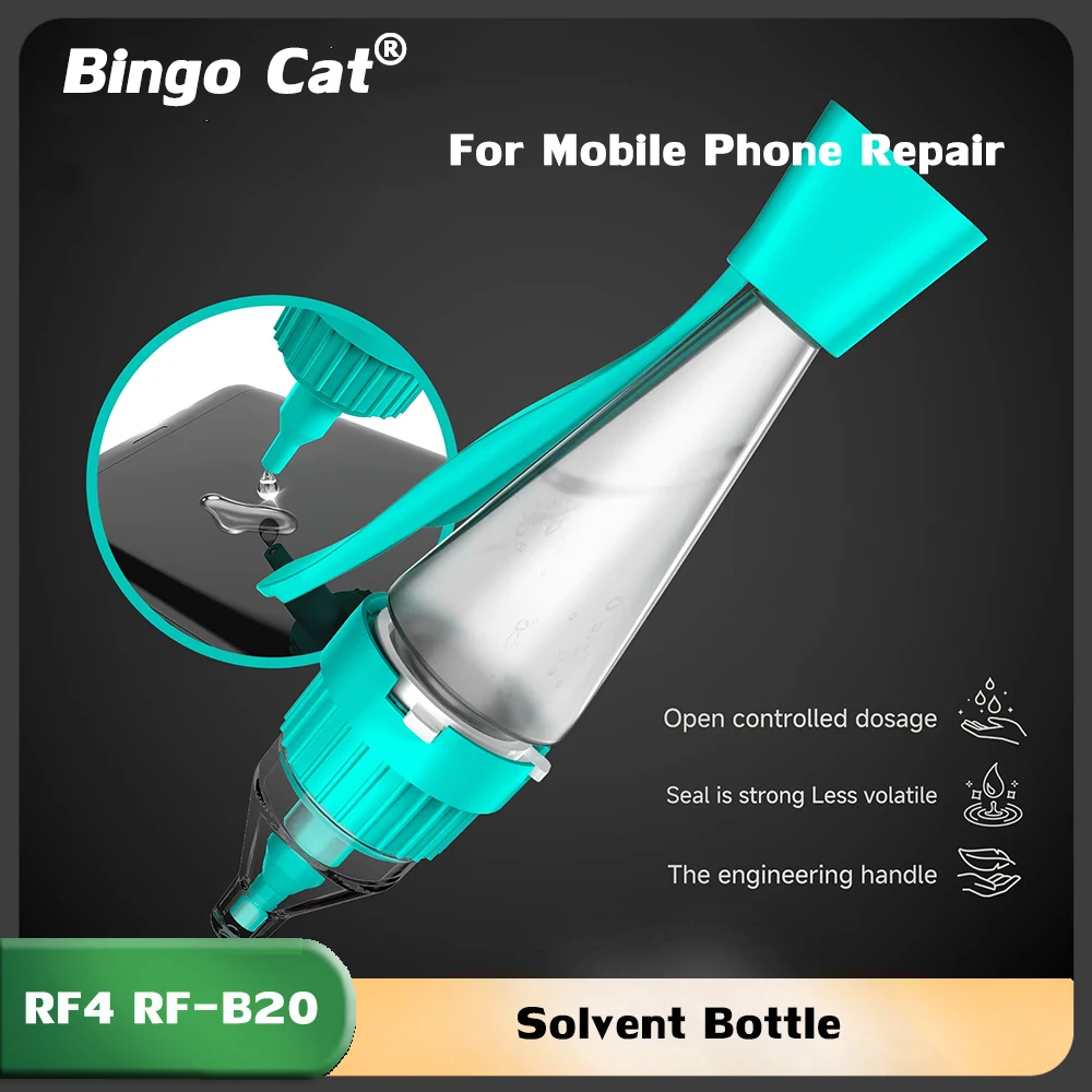 RF4 RF-B20 Alcohol Solvent Bottle Pressure Pump for Mobile Phone PCB Motherboard Screen Repair Cleaning Alcohol Bottle Tool