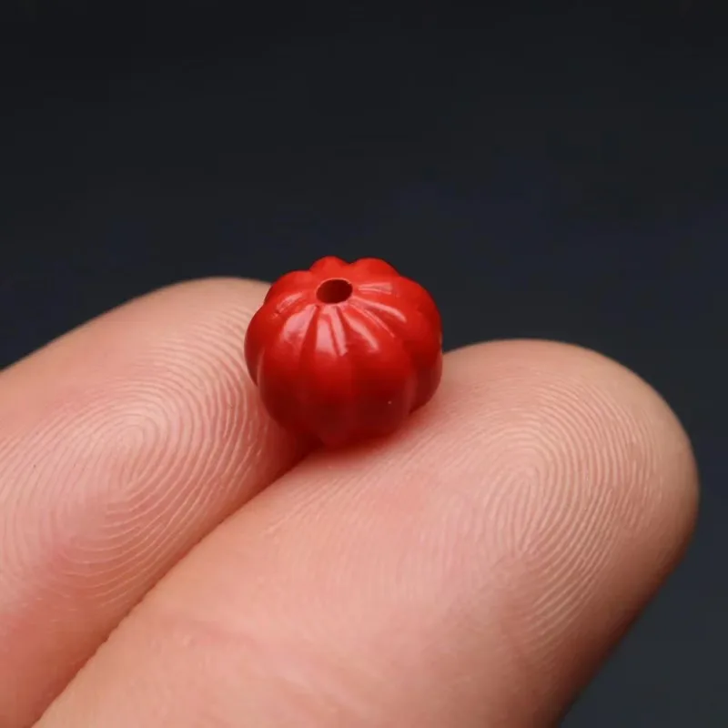 DIY handmade accessories and accessories for cinnabar pumpkin beads