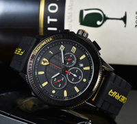 Ferrari Watch Fashion Quartz Car Logo Rubber Car Clock Men's Business Mechanical Watch For Ferrari 499P 2022 488 250 512 296