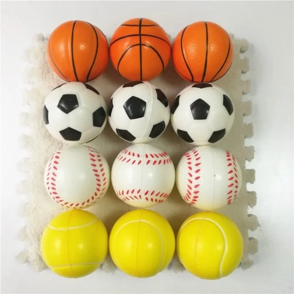 Squeeze Ball Toy Football Basketball Baseball Tennis Slow Rising Soft Squishy Stress Relief Antistress Novelty Gag Toy image 3