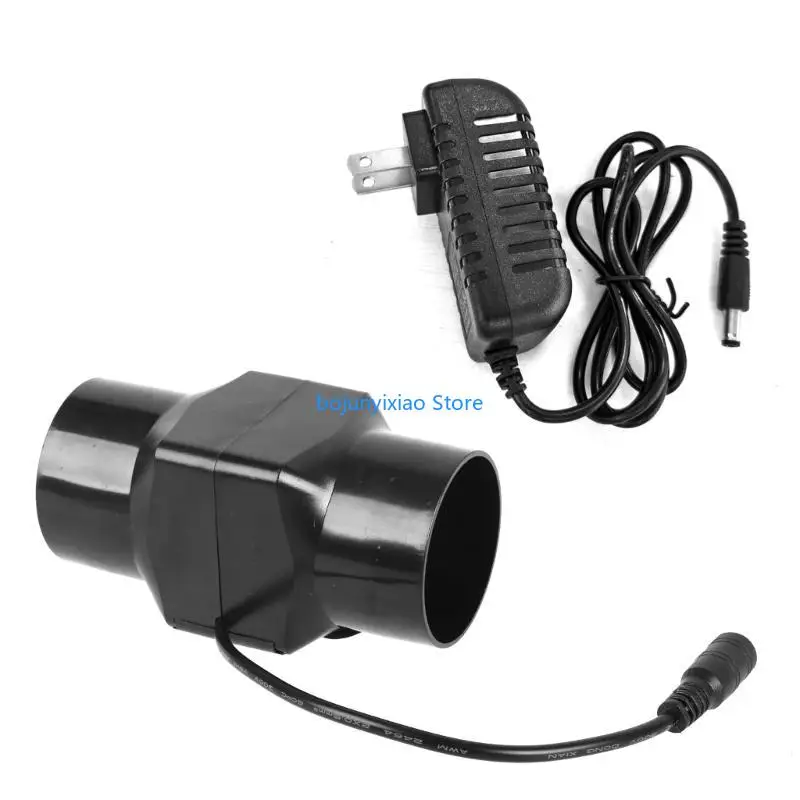 

900B Powerful 12V Ventilator Air Duct Fan 2inch Pipe Vent for Bathroom Toilet Kitchen