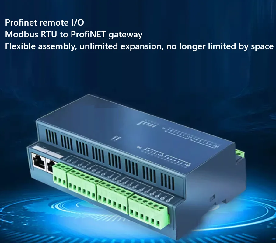 Profinet distributed remote IO module supports 200smart1200 1500 HJ3204