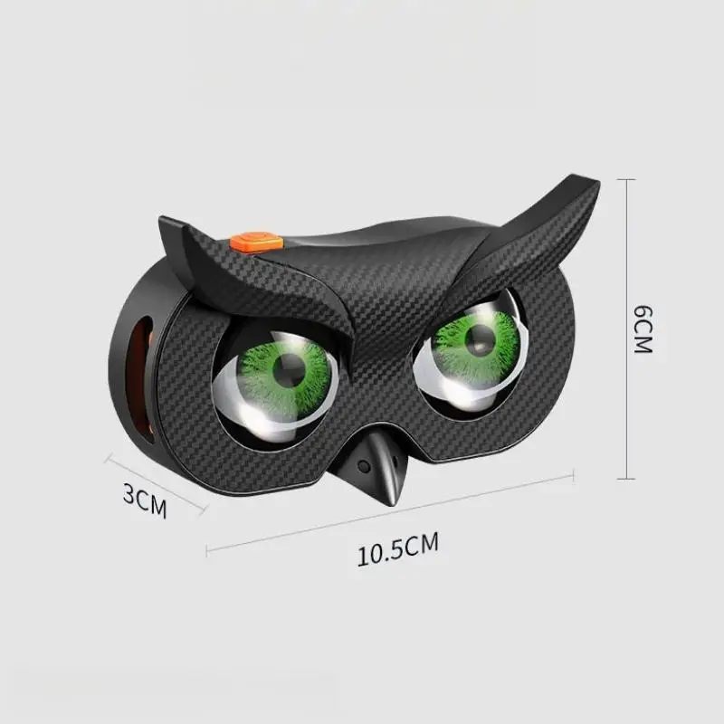 3D Lens LED Devil Eye Motorcycle Taillight Decorative Rear Lamp Universal Custom Fitting for Night Road Safety
