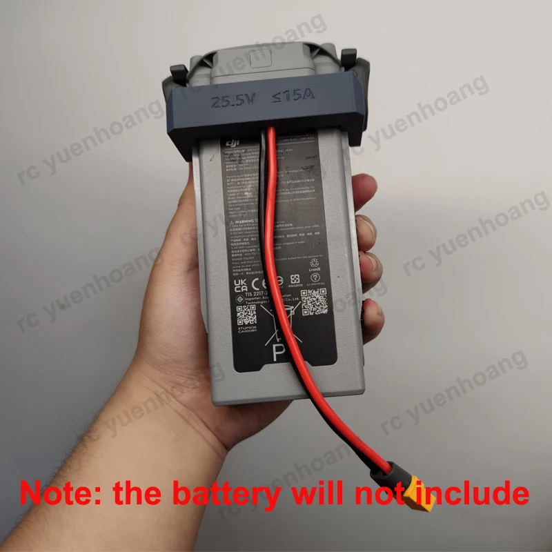 1 قطعة شحن سريع التوصيل عالية الطاقة شحن سريع رئيس ثلاثية الأبعاد وحدة شاحن مطبوعة ل DJI Matrice M4TD RC الطائرة بدون طيار بطارية قابلة للشحن