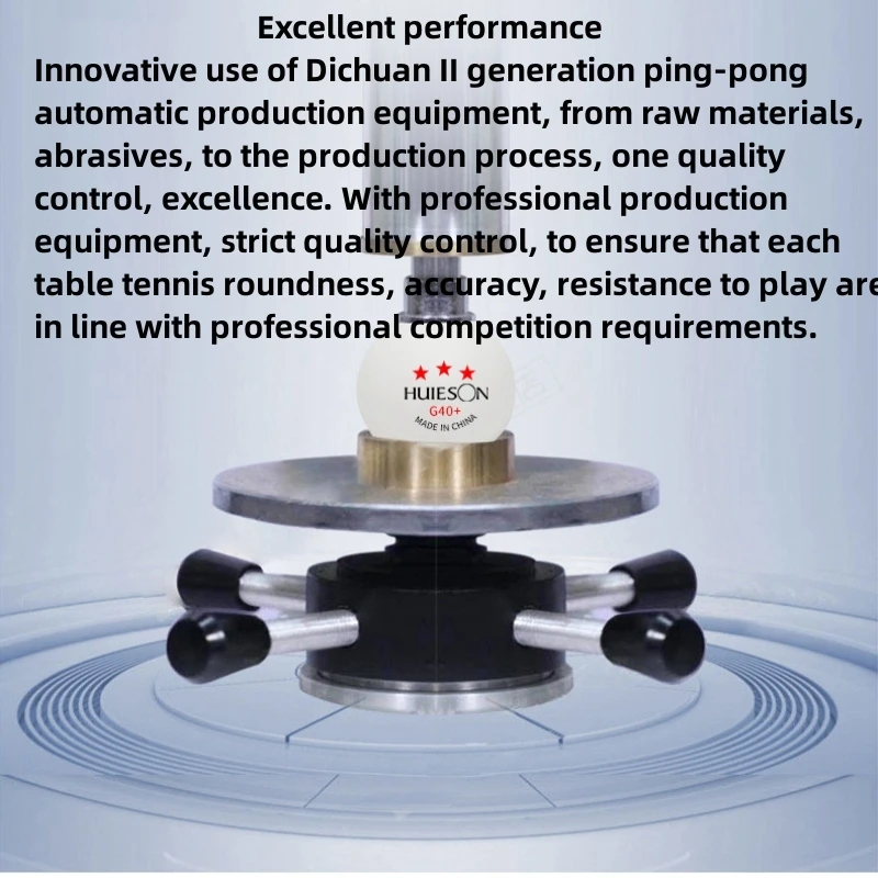 Huieson-Ping-pong professionnel G40 + Ik3 Star en matériau polymère, tennis de table standard IkTTF pour compétition