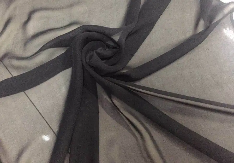 Designer Cloth Classic All-Match Pure White Special Black Silk Fashion Cloth Shirt Lining Dress DIY