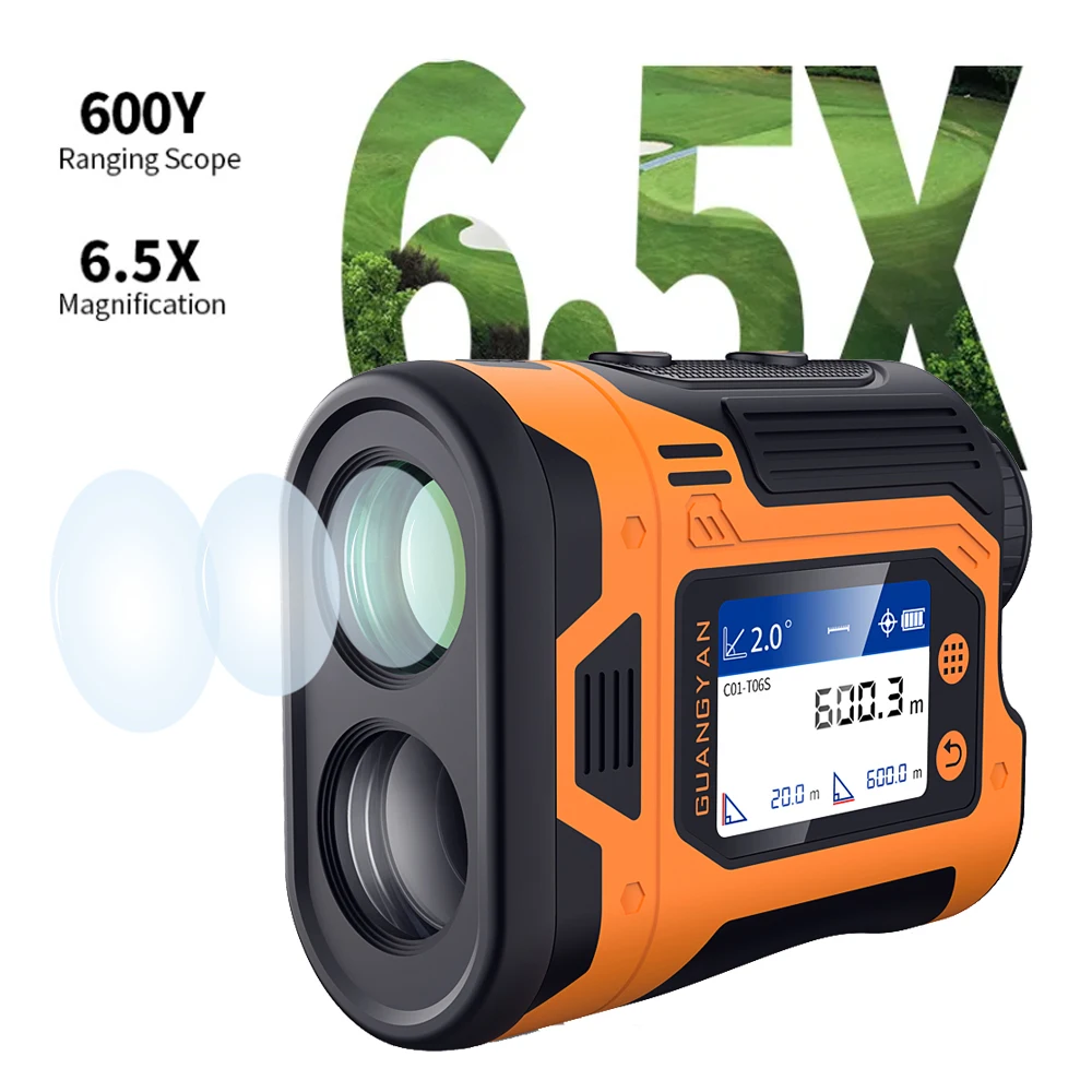 2025 New Max 600m Golf Laser Range Finder Customized Logo Low MOQ Distance Meter Rangefinder Golf for Sport Hunting