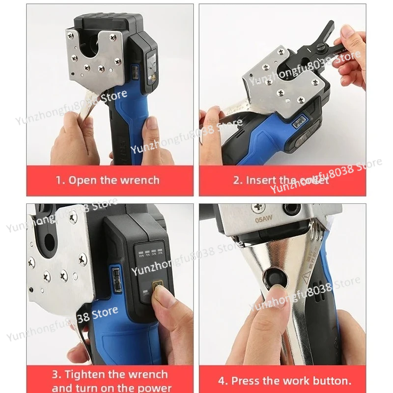 

Pipe Expander Electric Flapper Metric Inch Copper Tube Flare Expander Fully-automatic Lithium-ion Electric Expander Tools