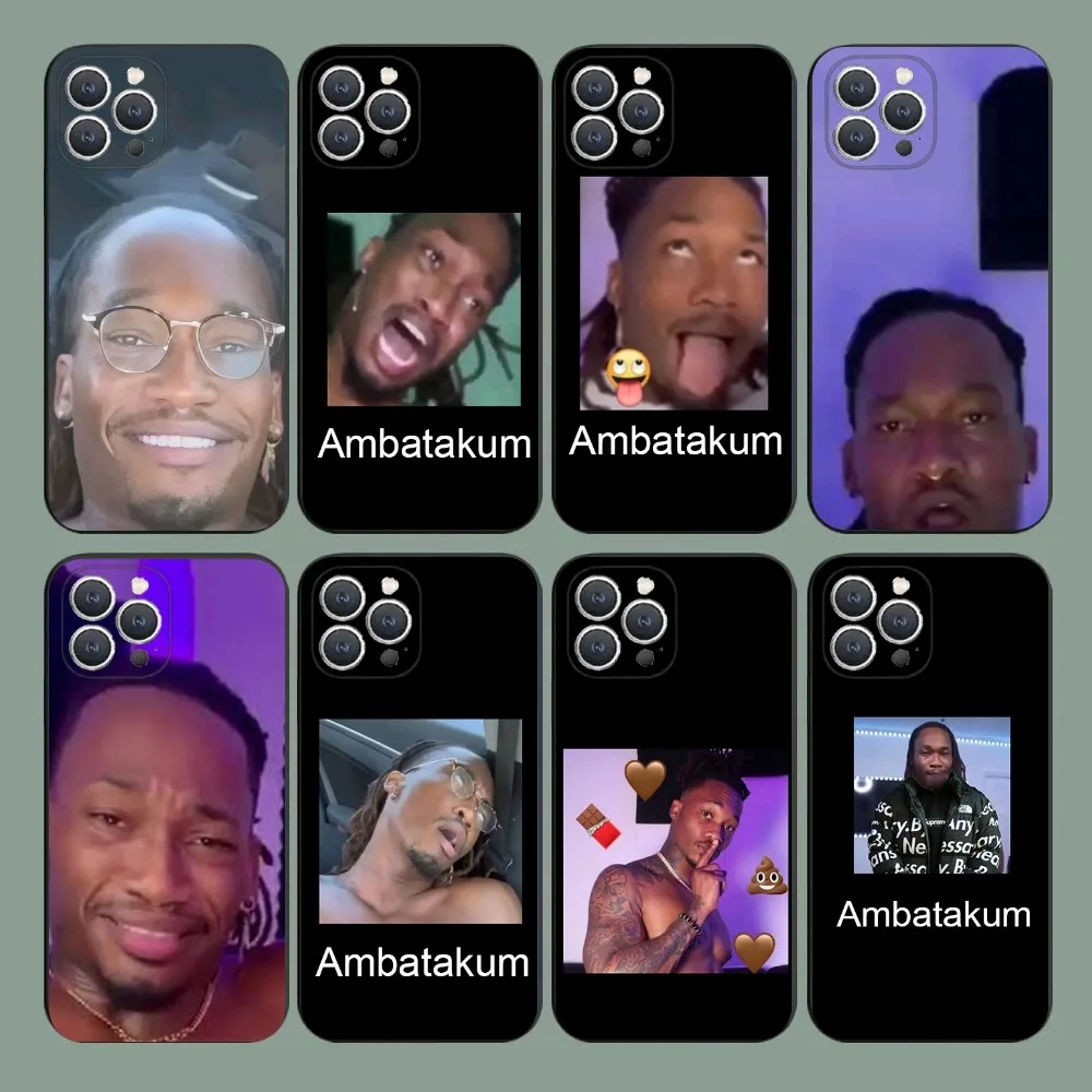 

Dreamy Bull Ambatakum Phone Case For iPhone 15,14,13,12,11,Plus,Pro Max,XS,X,XR,SE,Mini,8,7 Soft Silicone Black Cover