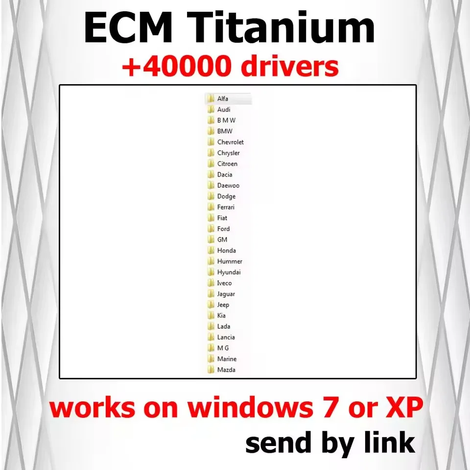 

ECM Titanium ECU Repair Tool with 40,000 Vehicle Models Support for Automotive Diagnostic Tuning and Repair 2025 Edition