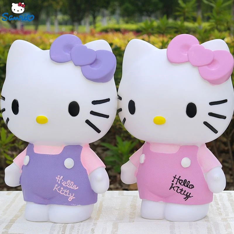 Hello Kitty Spaarpot Creatieve Spaarpot Kawayi Mode Pvc Pop Geld Veilig Money Saving Box Coin Bank Kids Meisjes speelgoed Gift