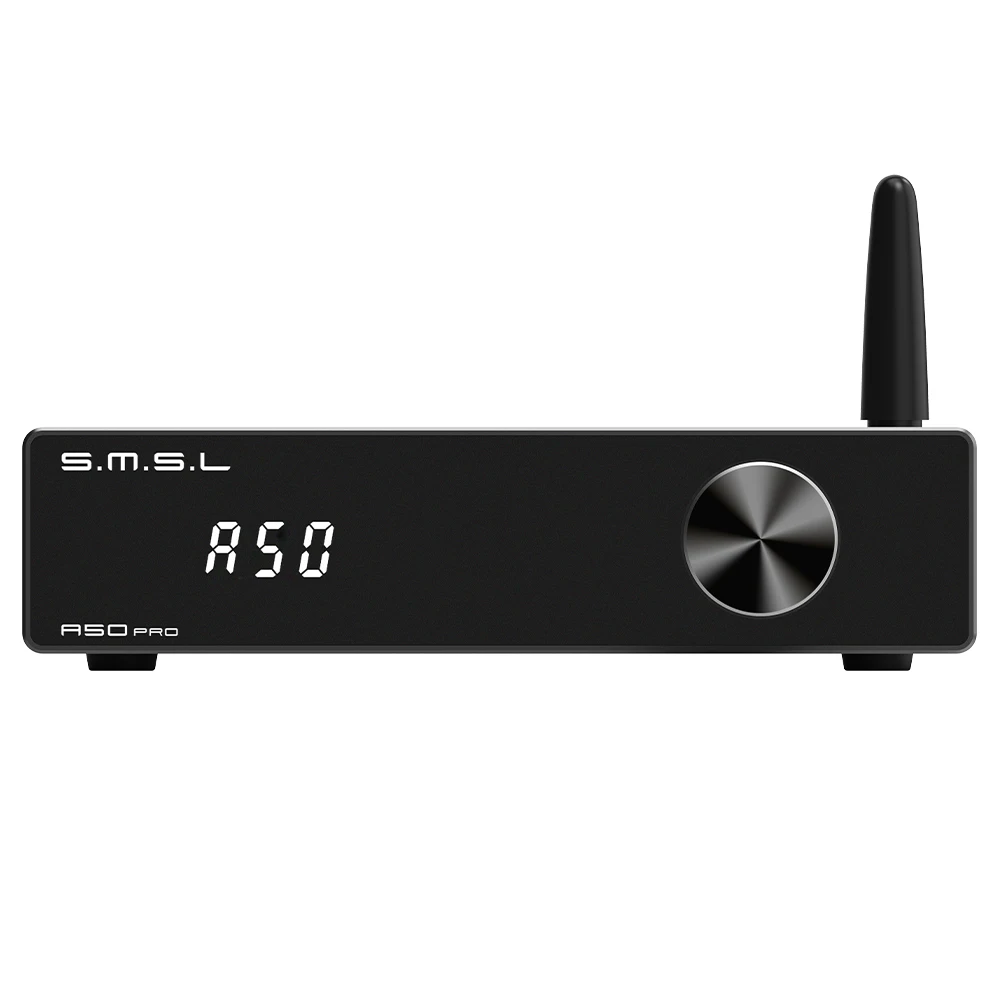 Imagem -02 - Smsl A50pro 2.1 Canal Amplificador de Potência Bluetooth 5.0 Hdmi Arc Controle Remoto para Subwoofer Passivo & Speaker Ma12070p 2