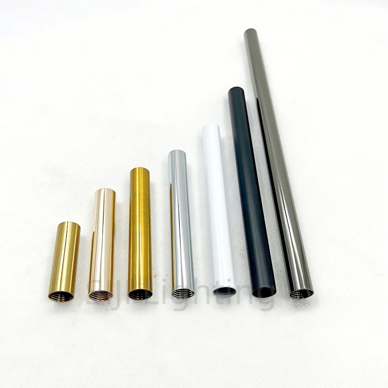 M16 Metric Internal Connecting Tube Connecting Screw Rod M16 Inner Lamp Tooth Tube Hollow Beam Straight Tube Pipe Lamp Fittings