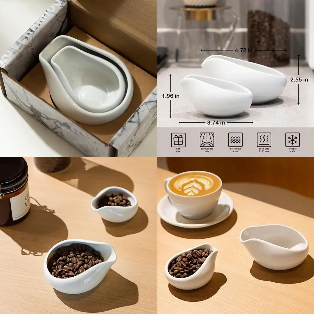 

Мерные стаканчики для кофейных зерен James Hoffmann's, 30-60 г, 2 упаковки, белые