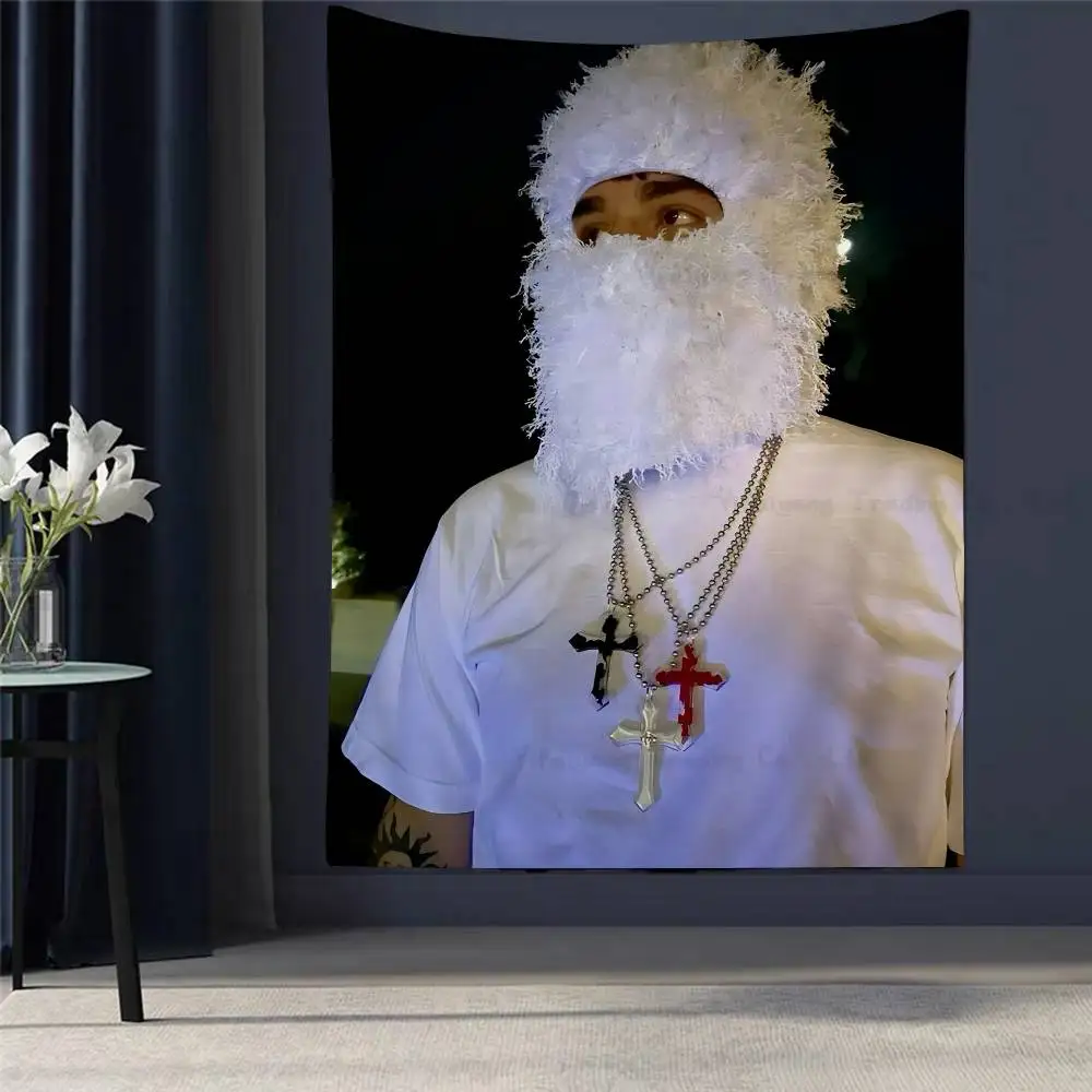 

American Pop Hip Hop Rapper Yeat Hippie Wall Hanging Tapestries Art Science Fiction Room Home Decor Kawaii Room Decor