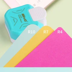 Bonbon farbe r5 r4 r7 r10 Ecke runder Papiers ch neider Stempel für Scrapbooking-Karte Foto Handwerk DIY Werkzeuge Schule Briefpapier