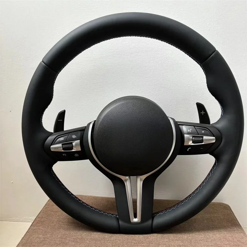 With Heating Vibration Steering Wheel For BMW F10 F11 F25 F21 F30 F31 F36 F22 F46 M3 M6 E87 E90 Steering Wheel Car Accessories
