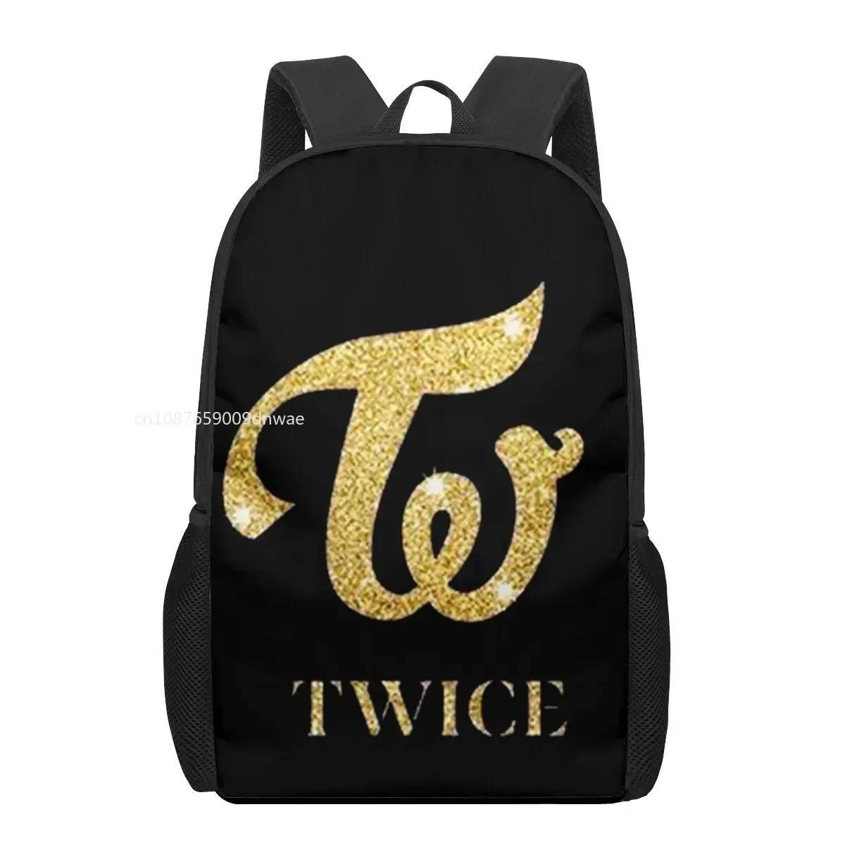 TWICE Logo dzieci tornister dla malucha drukowanie plecak dziecięcy tornister torba na ramię chłopcy dziewczęta torby na książki Mochila Infantil