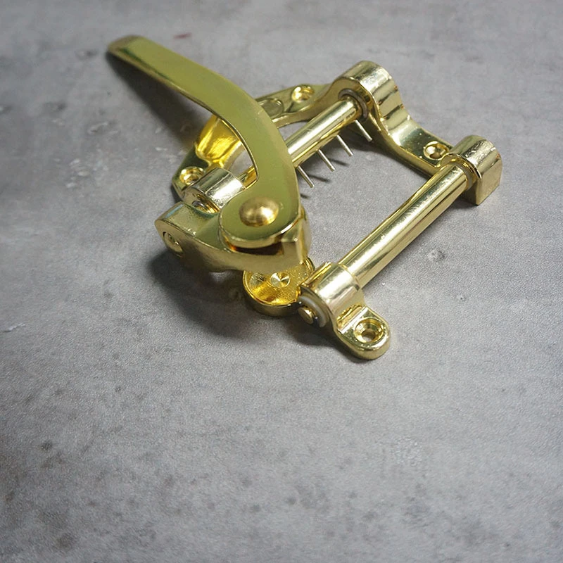 A Set Vintage Tremolo Bridge Tailpiece Vibrato System For Electric Guitar Accessories Parts Musical Instrument Black Sliver Gol