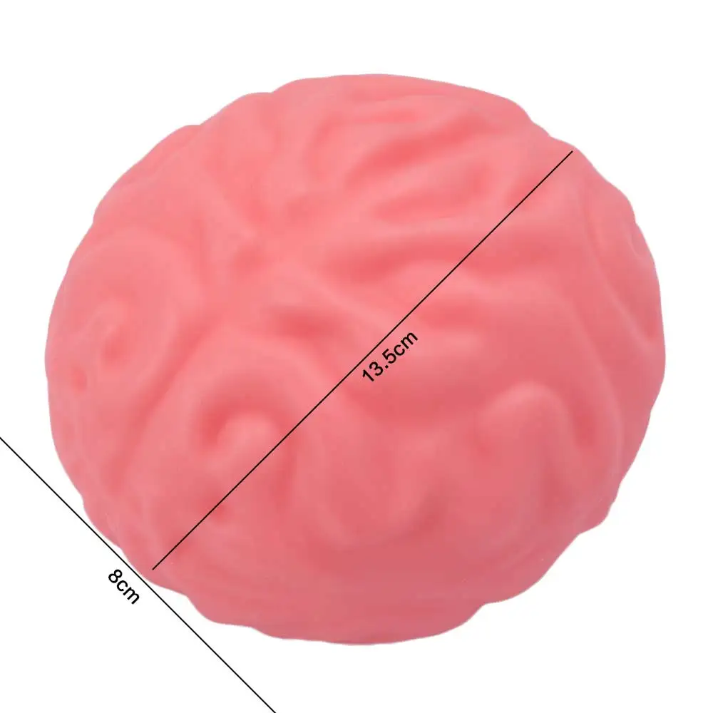 Unique Simulated Brain Squishy Slow Rising TPR Fidget Moldable Prank Halloween Gifts