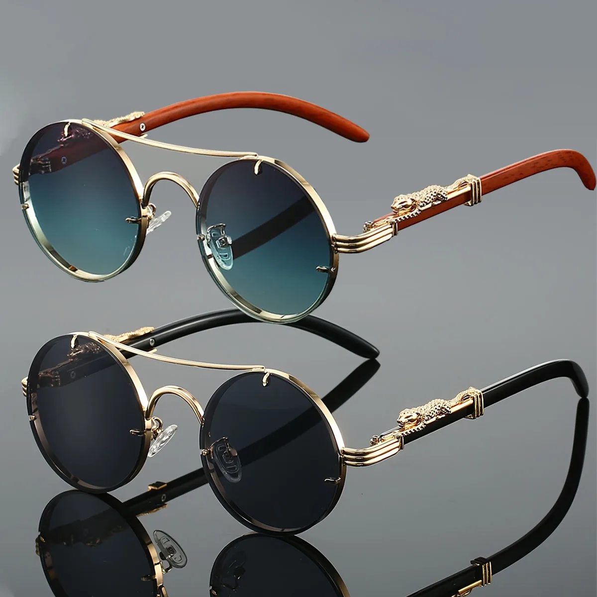 Oculos-masculinos-da-moda-com-design-de-barra-dupla-e-lentes-com-gradiente-de-cor-sao-perfeitos-para-uso-casual-diario