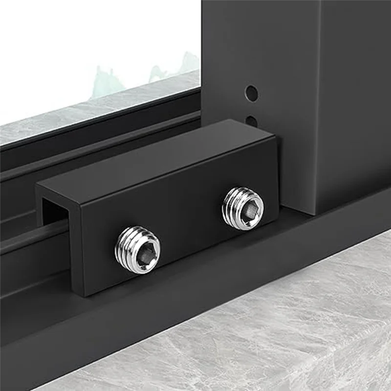 HEISSE Fensterschlösser, 4 Stück verschiebbare, verstellbare Fenster-Sicherheitsschlösser, perfekt für vertikale Fenster und Schiebetüren, Garagentor