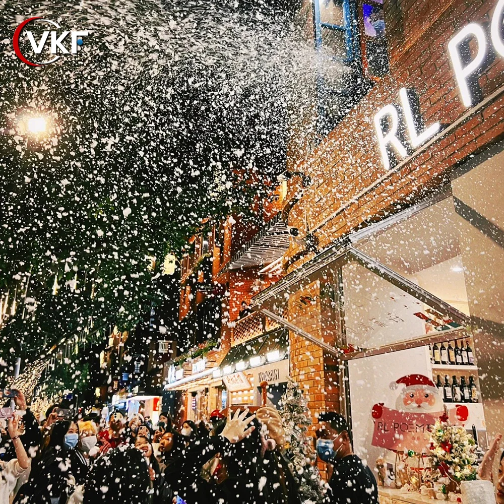 Máquina profissional do floco de neve, mini máquina da neve, equipamento do estágio, casamento, Natal, Dia das Bruxas, eventos do partido, 800W, novos chegados