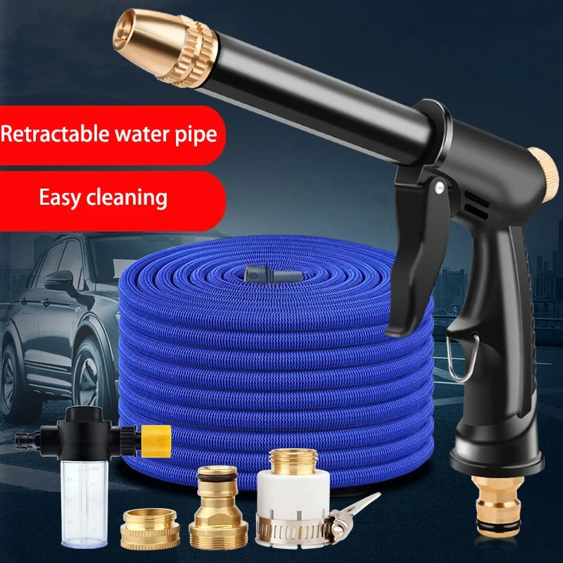 Portable High-Pressure Water Gun Car Wash Machine Garden Hose Nozzle Sprinkler for Cleaning And Watering