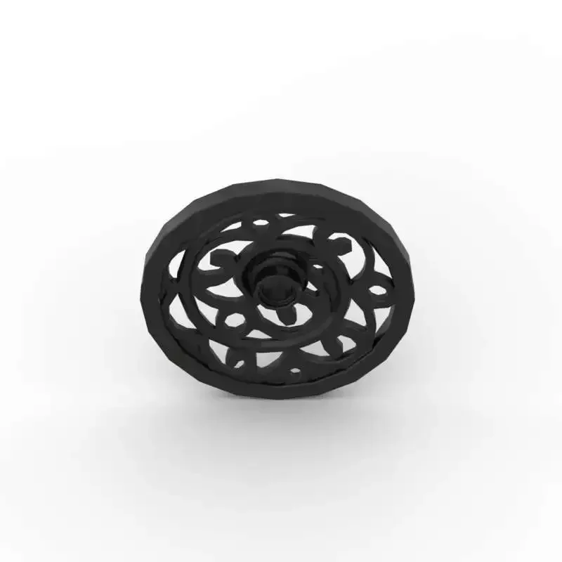 MOC 10PCSปริศนาอนุภาคแกะสลักวงกลมCarriageล้อ 15744 Building BlocksรถPartอิฐของเล่นของขวัญDropshipping