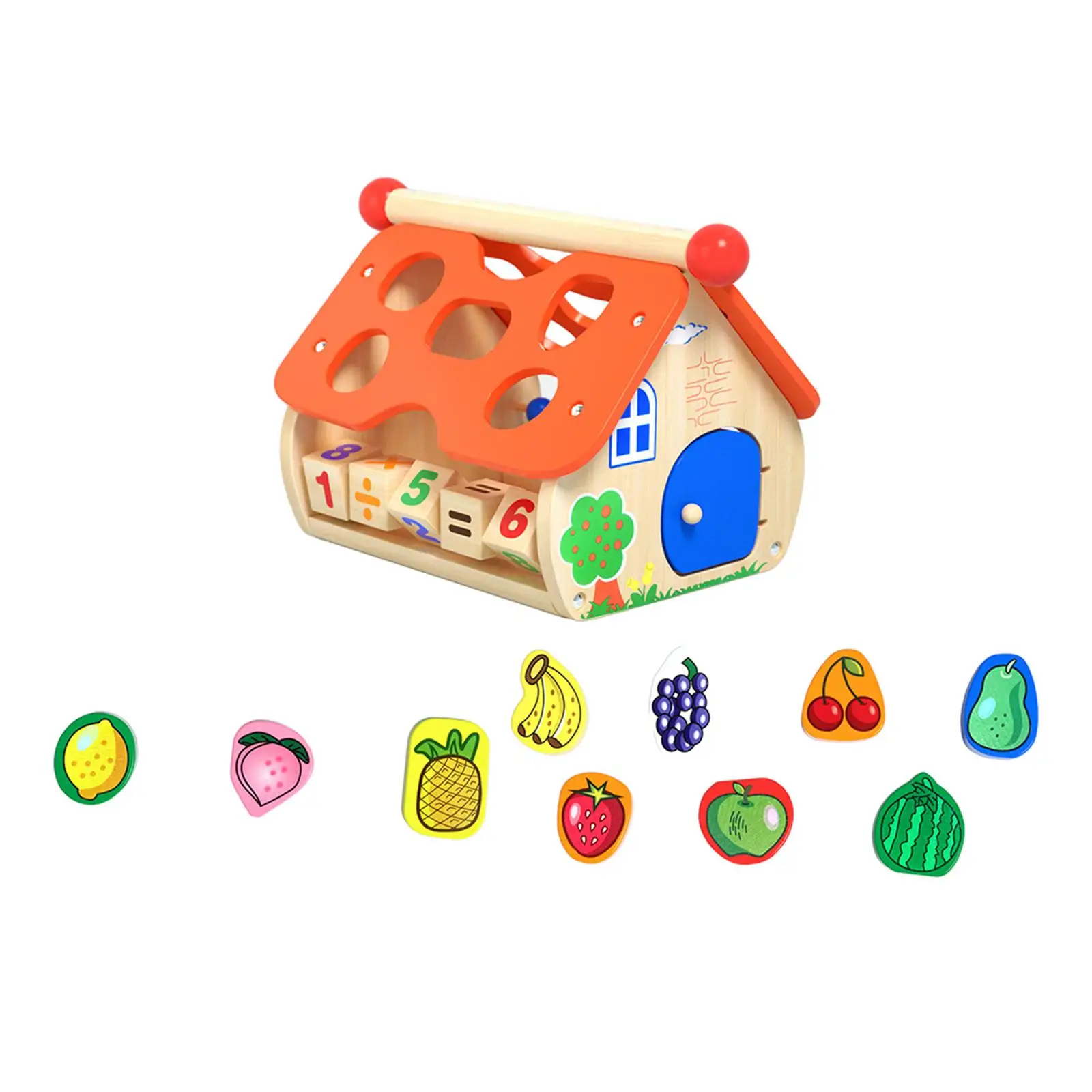 Busy House Activity Center Play Center Clock Learning Shape Color Sorter Toys for Children Age 3 4 5 6 7 8 regali di compleanno per ragazze