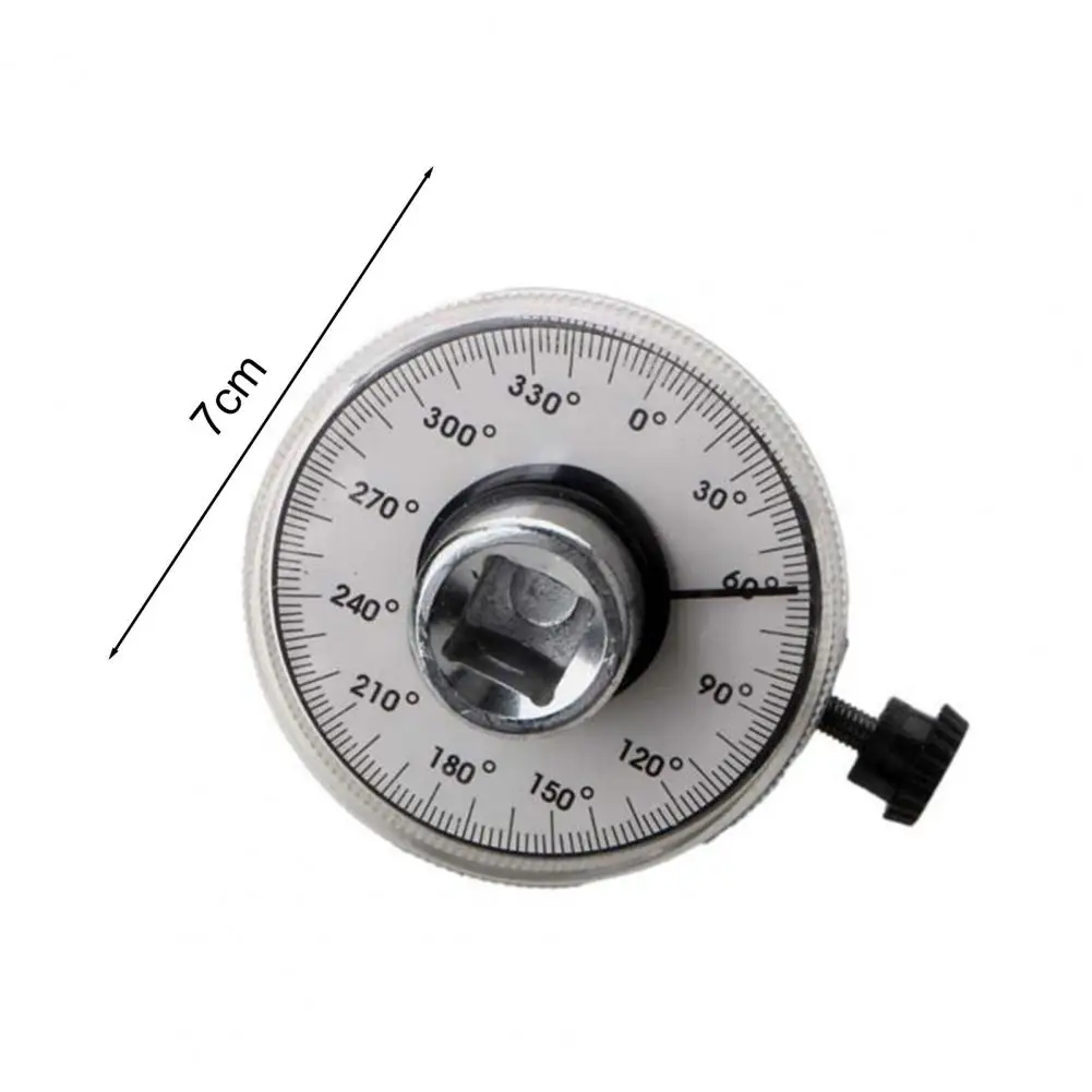 1/2 Square Drive Torque Gauge Angle Torque Gauge 1/2 Inch Torque Wrench Angle Gauge Tool Automobile Meter Pointer Dial Precision
