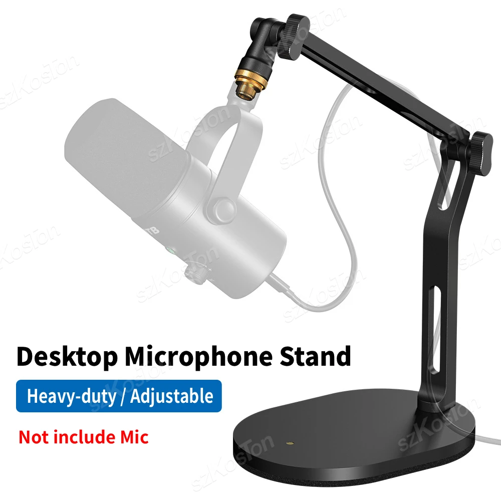foldable-desktop-microphone-stand-for-recording-podcasting-streaming-heavy-duty-mic-adjustable-metal-boom-arm-for-am8-k669b-sm7b
