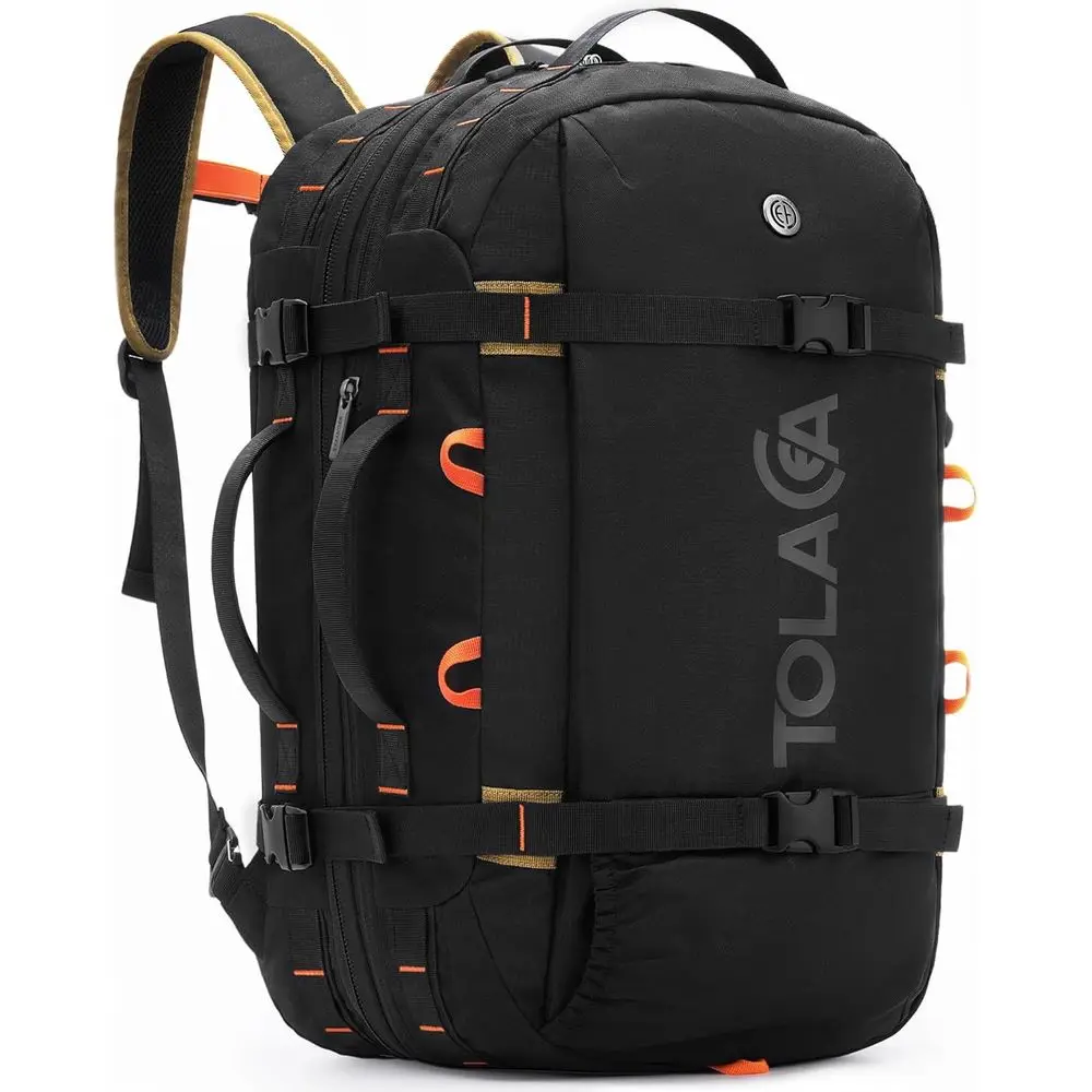 

Универсальный дорожный рюкзак 40-50 л, ручная кладь с отделением для влажных/сухих вещей, отделением для ноутбука (TSA), расширяемый городской рюкзак для работы и путешествий