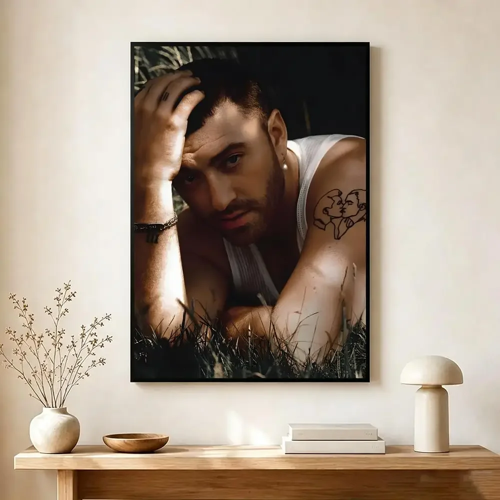 Sam Smith Poster Wall Art Print Decorative Mural Home Decor Gift Unframed