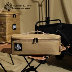 OCEGEAR Bolsa de almacenamiento para acampar al aire libre, bolsas de viaje de gran capacidad, vajilla portátil, herramienta de Picnic, utensilios de cocina, estuche organizador