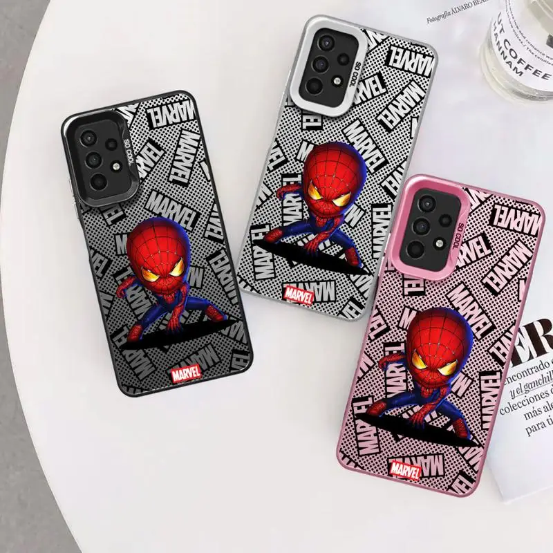 phone cases for Samsung Galaxy A34 A23 A15 4G A35 A52 A54 5G A32 A13 A55 A33 funda Back Shell Cover Marvel Super Iron Man Cool