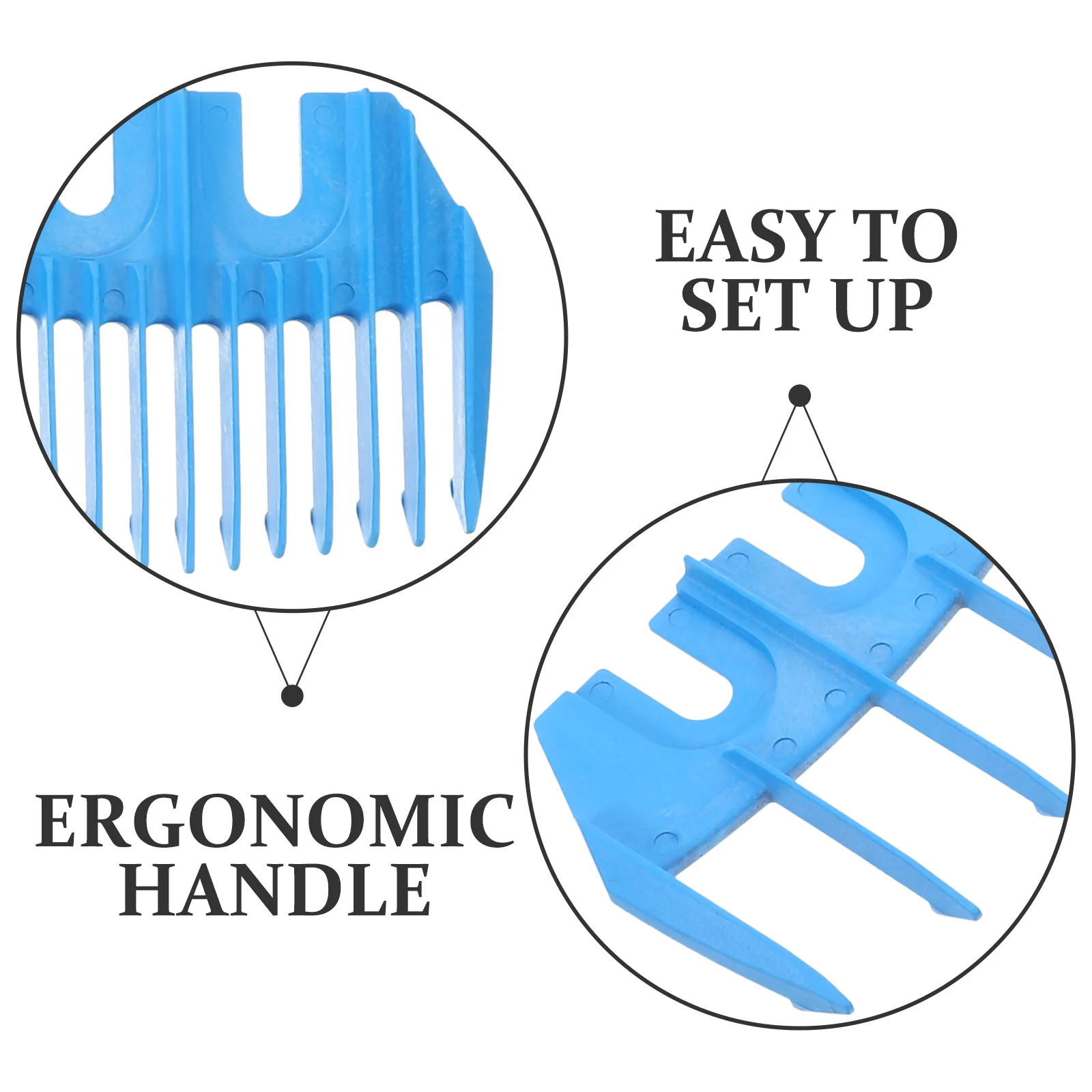 

3Pcs Grooming Shear Guide for Sheep Anti Injury Design Precise Positioning Easy to Set Up Scissor Accessories Lamb Clipper Guide