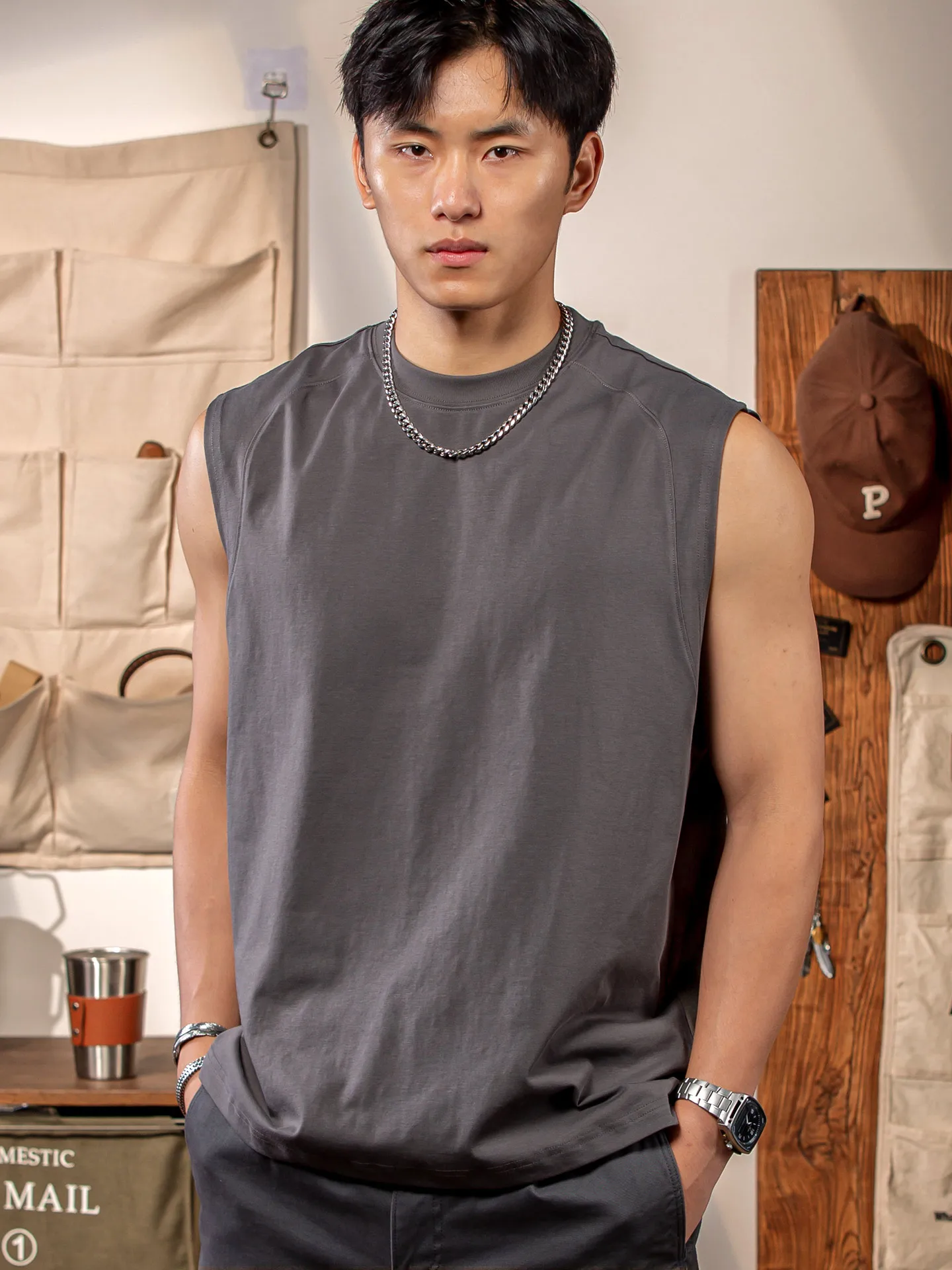 

Мужская спортивная футболка Sorona Cool Sensation: дышащая, быстросохнущая, облегающая, для активного отдыха, в городском стиле, для молодежи...