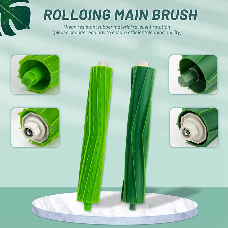 Сменная основная и боковая щетки, HEPA-фильтры, абсолютно новые, совместимые с Irobto Roomba I7 E5 E6 Аксессуары для робота-пылесоса