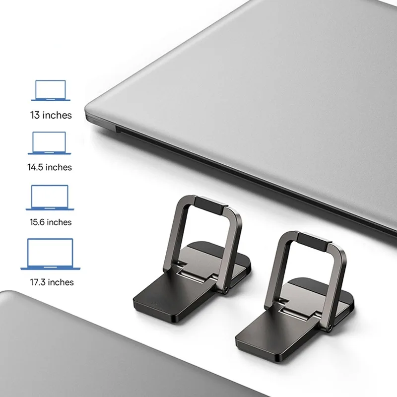 Podstawka pod laptopa do uchwytu na klawiaturę komputerową Mini przenośne nogi Stojaki na laptopa do Macbooka Huawei Xiaomi Notebook Aluminiowa podpórka