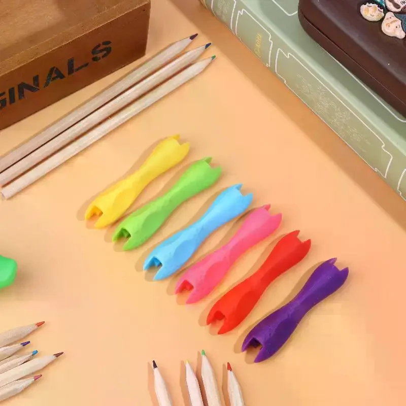 

Эргономичная ручка для письма, держатель для карандашей, ручка для письма для детей и взрослых, улучшающая ручка для управления, пишущие инструменты для начинающих