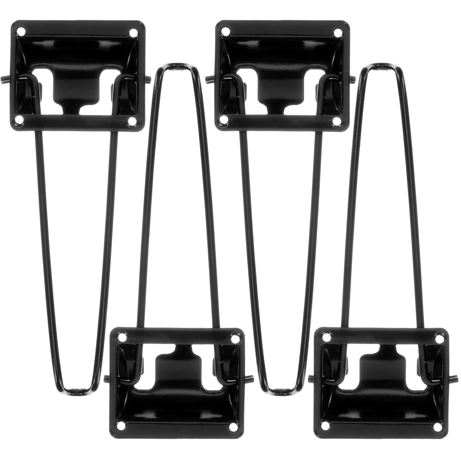 

Legs for Furniture Kitchen Table Extender Folding Hair Pin Black Metal Bench Foldable Tables