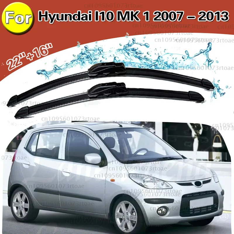 For Hyundai I10 MK 1 2007 - 2013 Windshield Windscreen ‌High-quality wiper‌  22