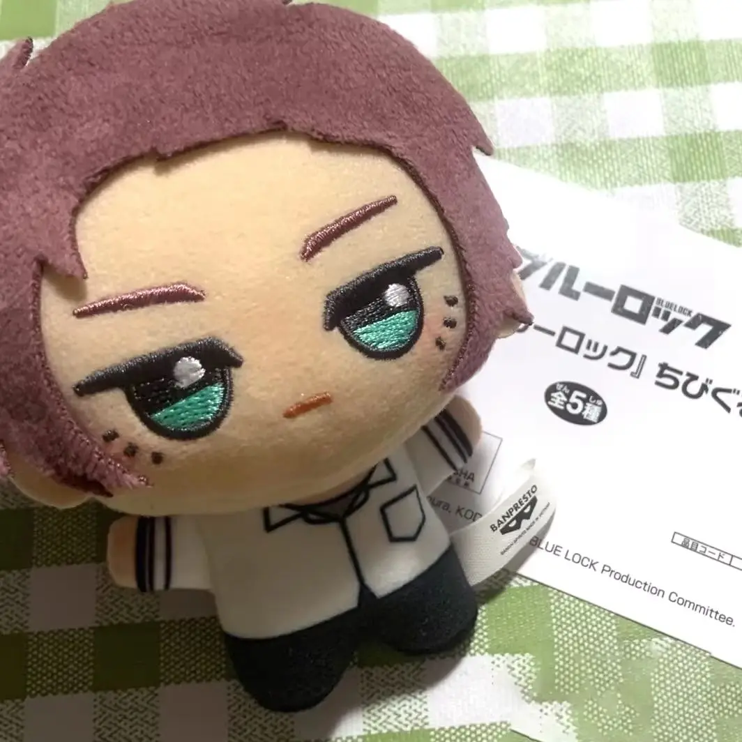10cm Blue Lock Kawaii Q Version Plush Figure Doll Itoshi Sae Anime Peripheral Plushies Keychain Bag Pendant Toys For Gift