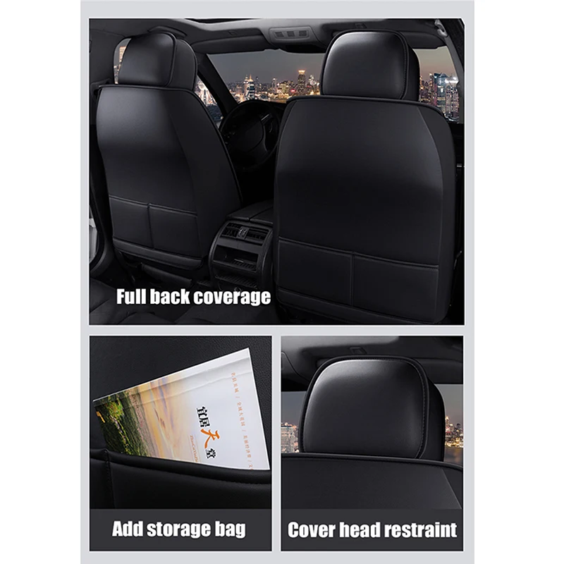 WZBWZX Leather Car Seat Cover for Buick all model Envision GL8 Hideo Regal Lacrosse Ang Cora car accessories Car-Styling