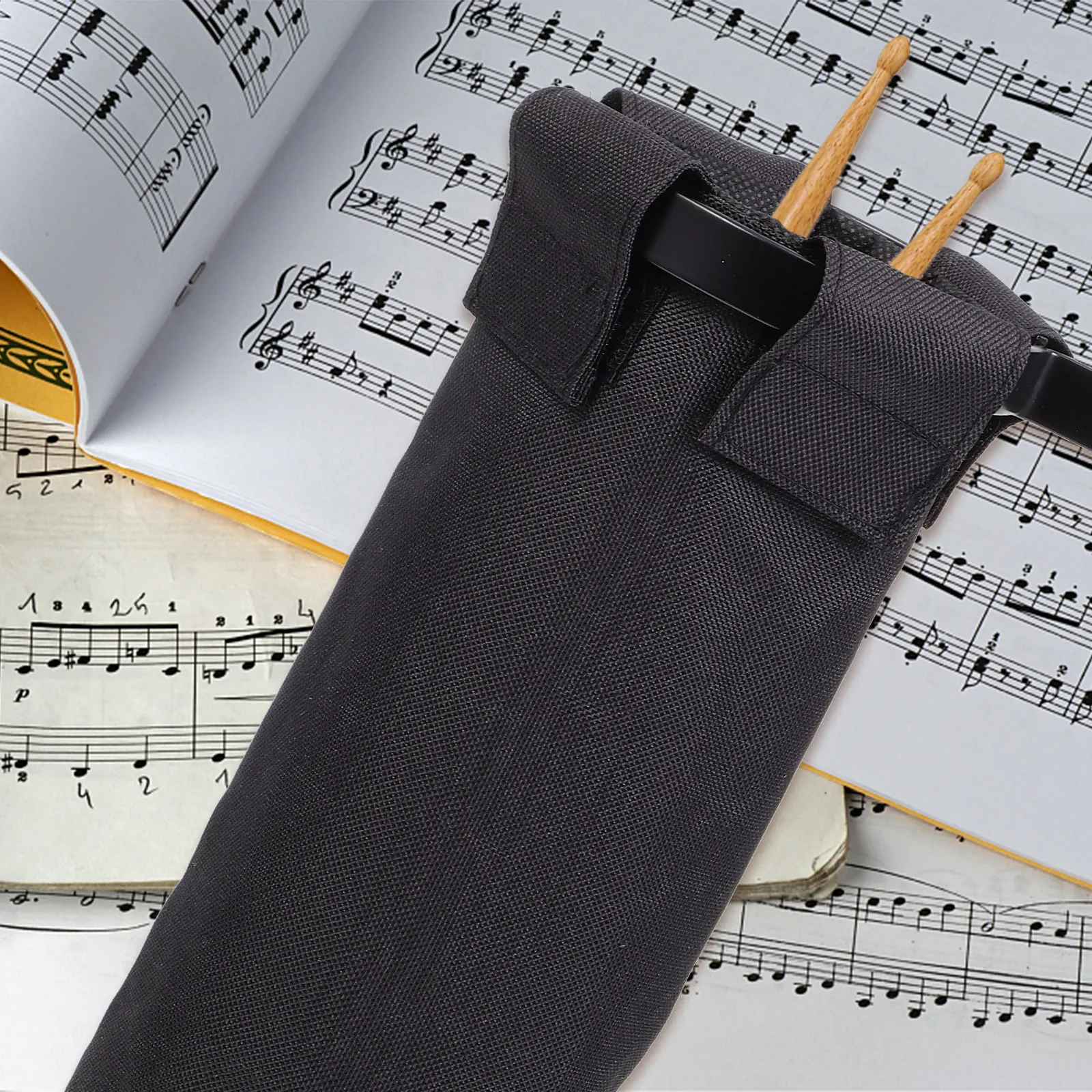 

1Set Durable Drumstick Case Metal Oxford Cloth Material Strong Durable Qualities Perfect for Various Drum Sticks